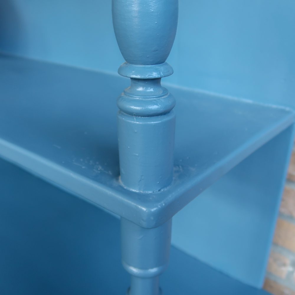 Blauwe brocante buffetkast - Afbeelding 6