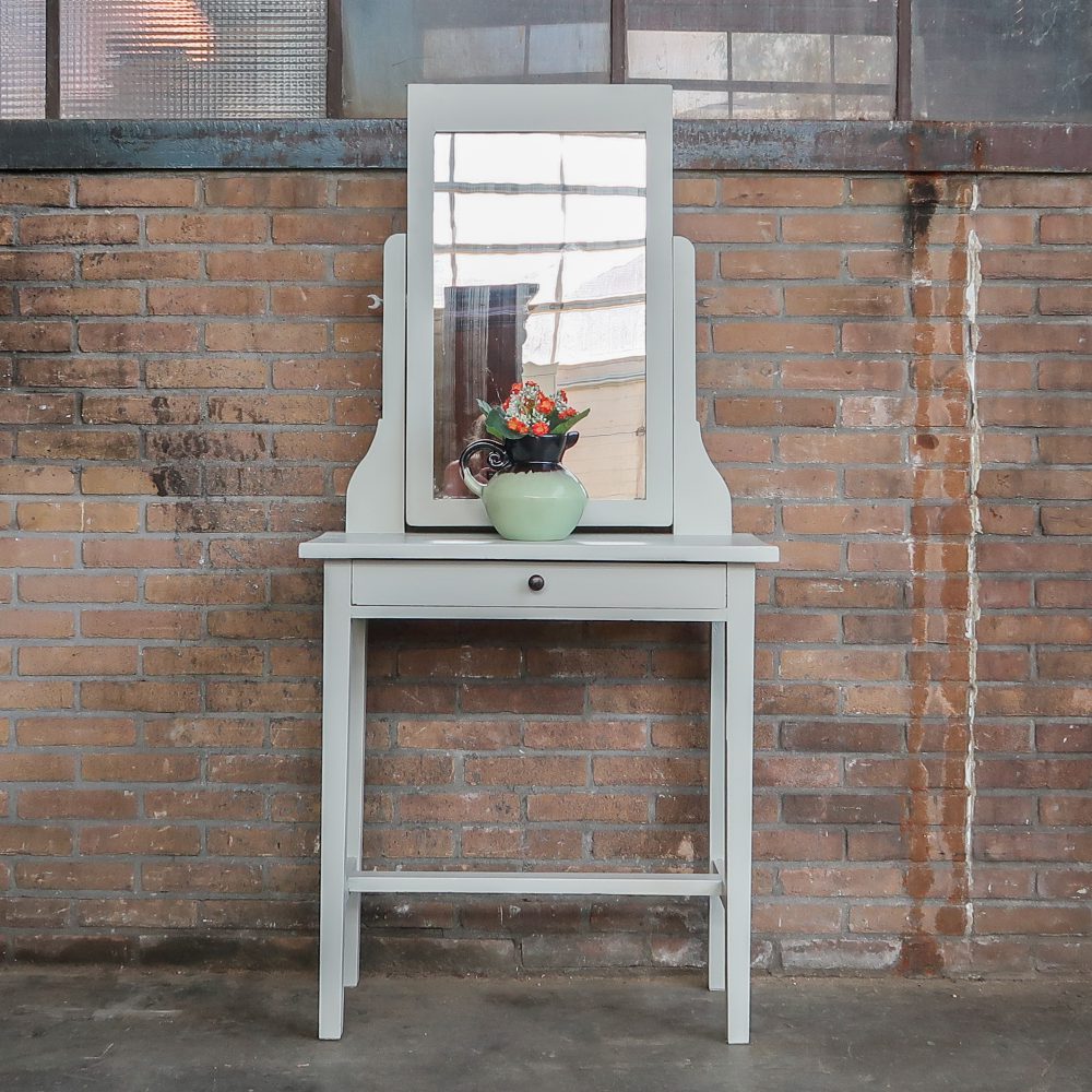 Brocante kaptafel met la