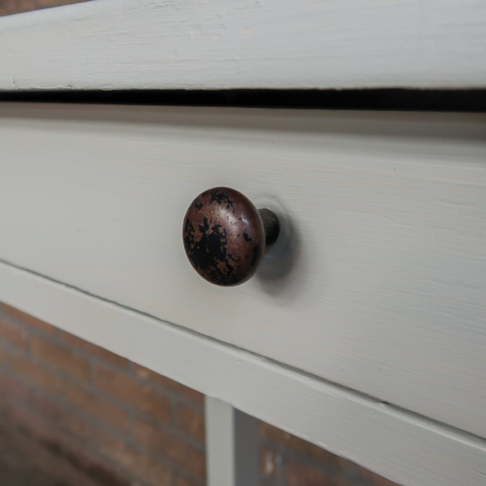 Brocante kaptafel met la - Afbeelding 9