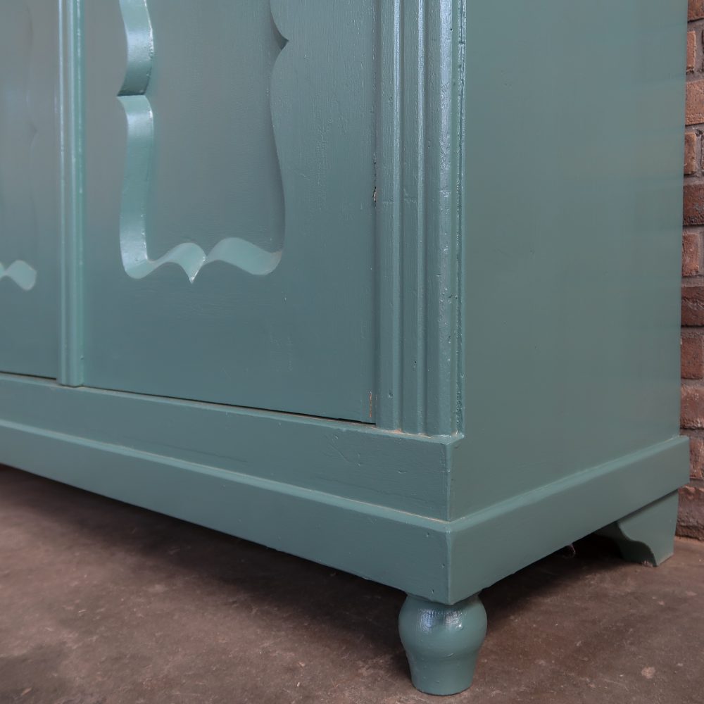 Blauwgroene linnenkast - Afbeelding 9