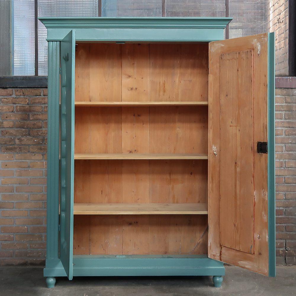 Blauwgroene linnenkast - Afbeelding 3