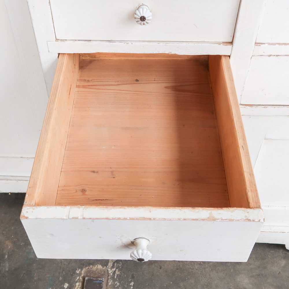 Witte brocante buffetkast - Afbeelding 5