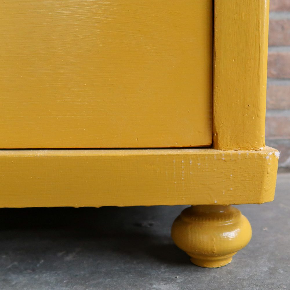 Brocante eendeurs linnenkast - Afbeelding 9