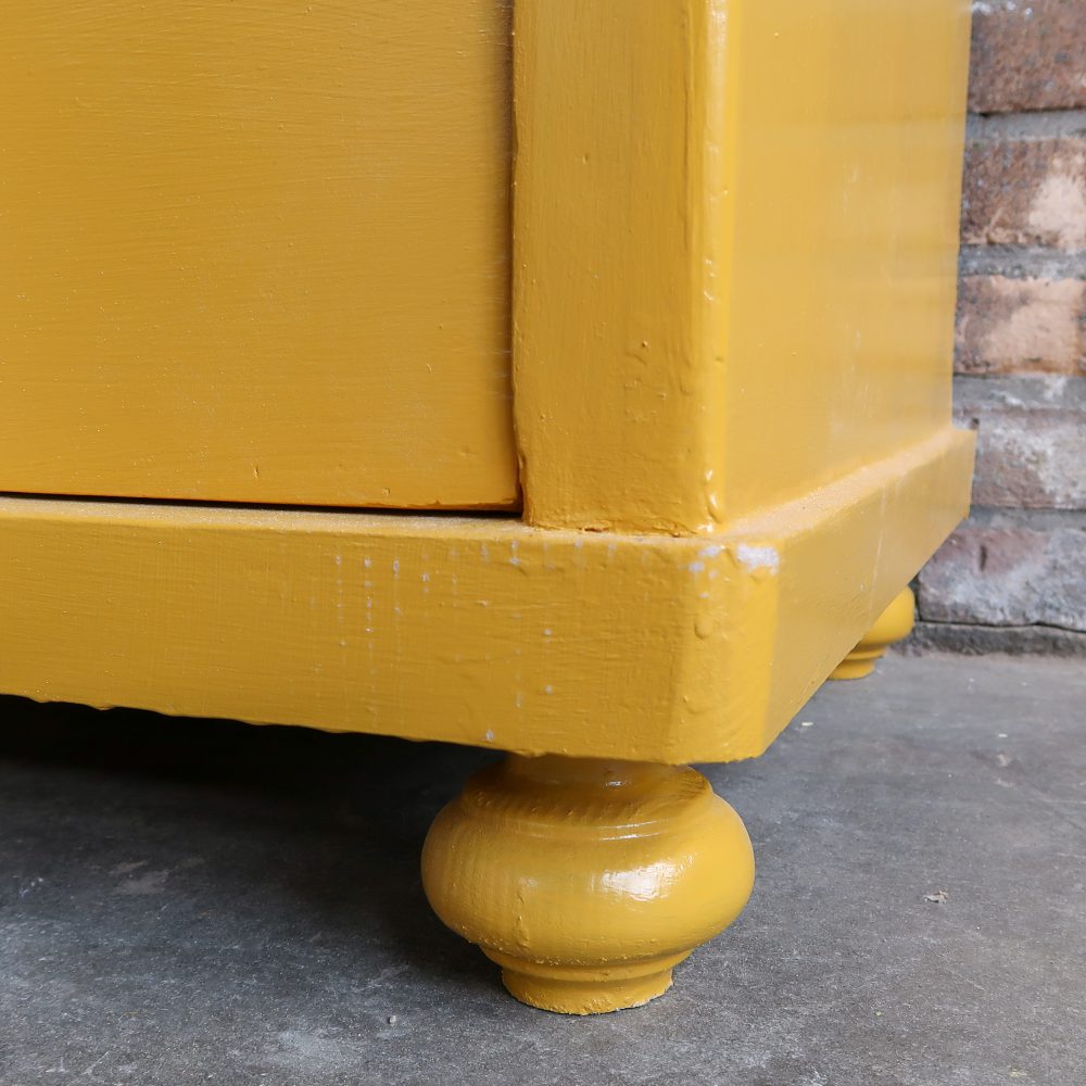 Brocante eendeurs linnenkast - Afbeelding 10