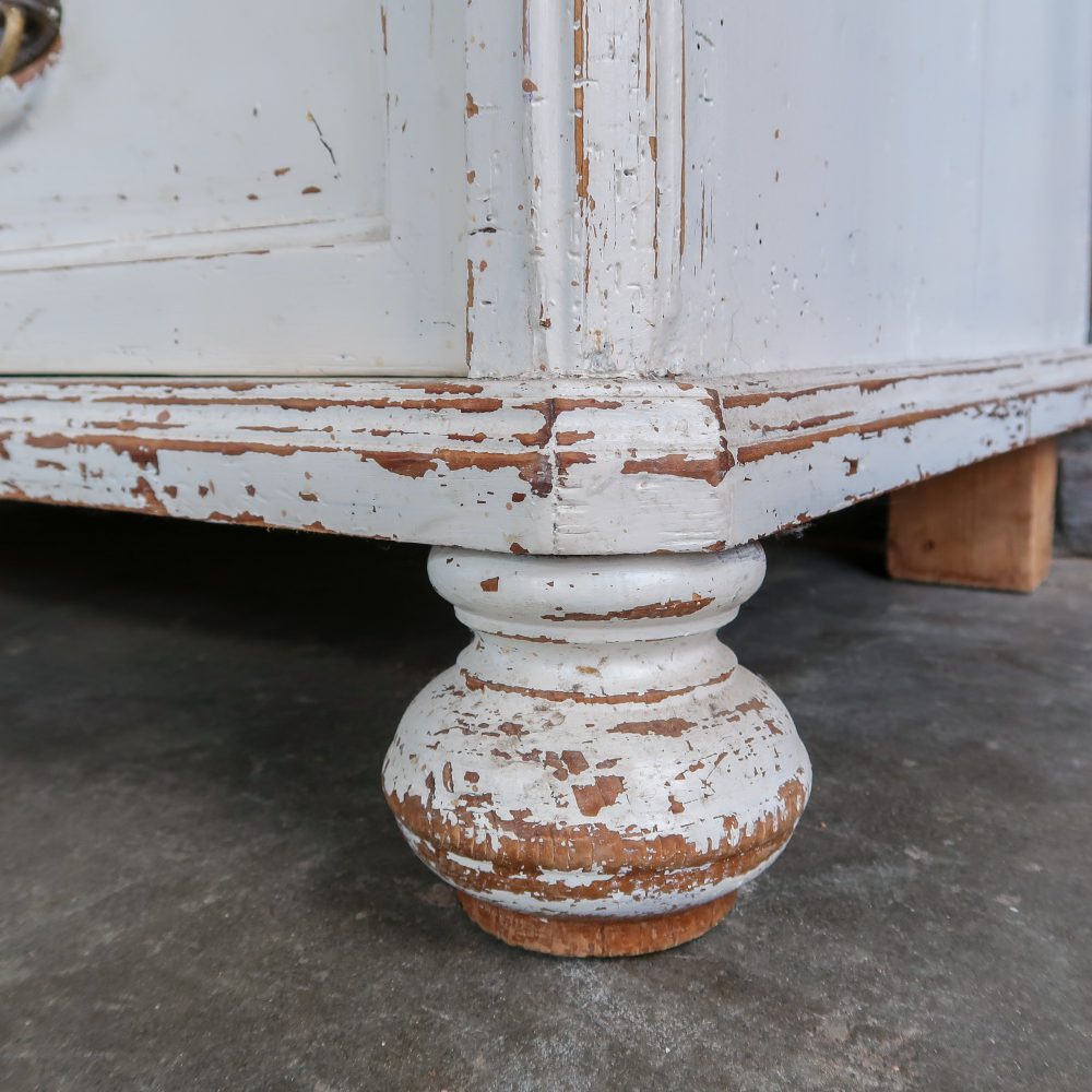 Brocante witte buffetkast - Afbeelding 11