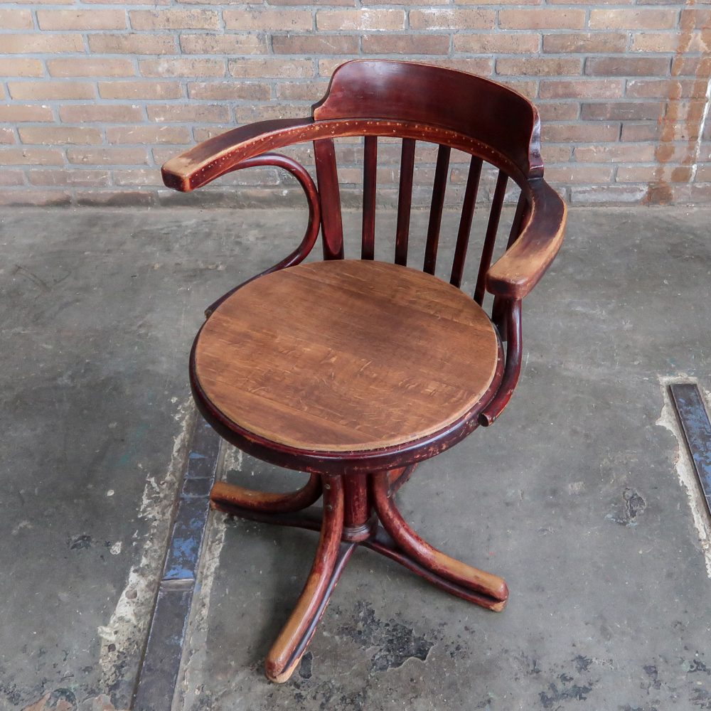 Upcycled Thonet bureaustoel - Afbeelding 3