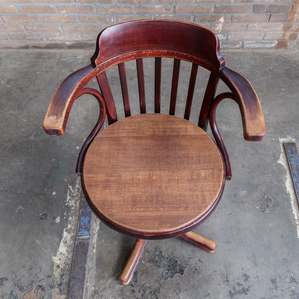 Upcycled Thonet bureaustoel - Afbeelding 4