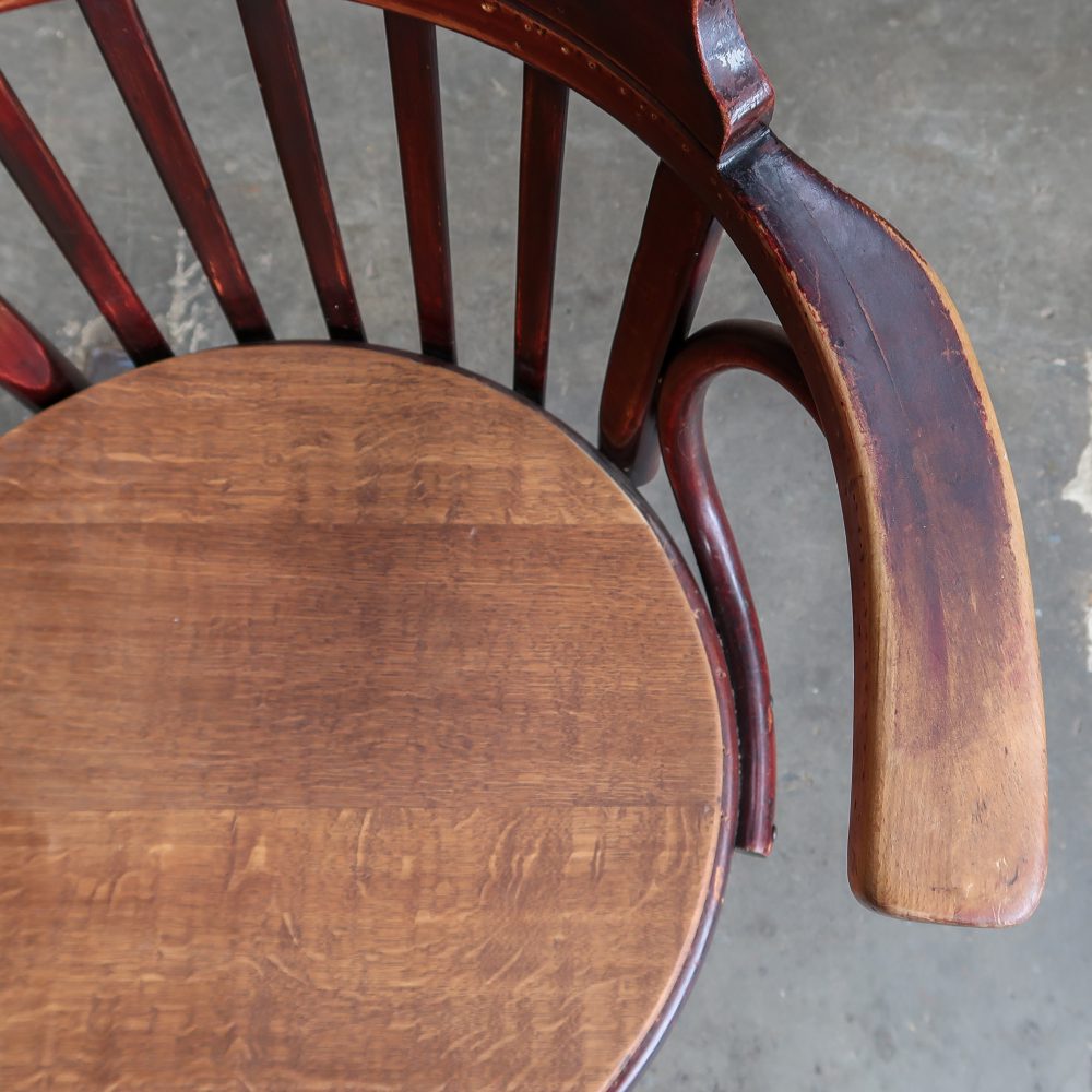 Upcycled Thonet bureaustoel - Afbeelding 7