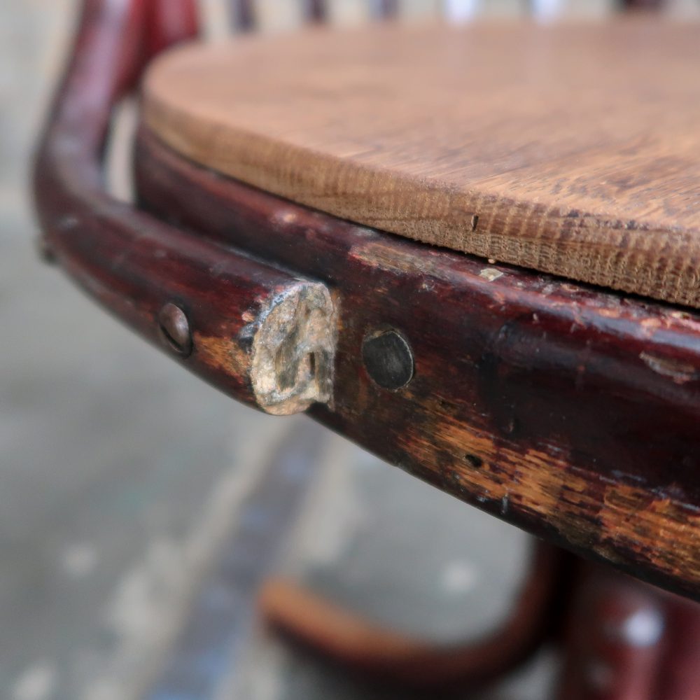 Upcycled Thonet bureaustoel - Afbeelding 9