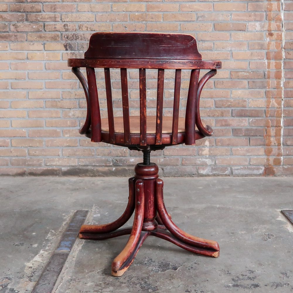 Upcycled Thonet bureaustoel - Afbeelding 2