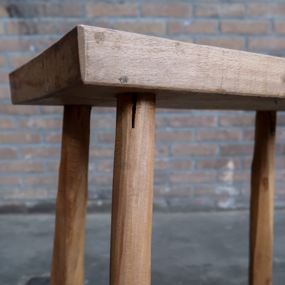 Brocante tafeltje / kruk - Afbeelding 5