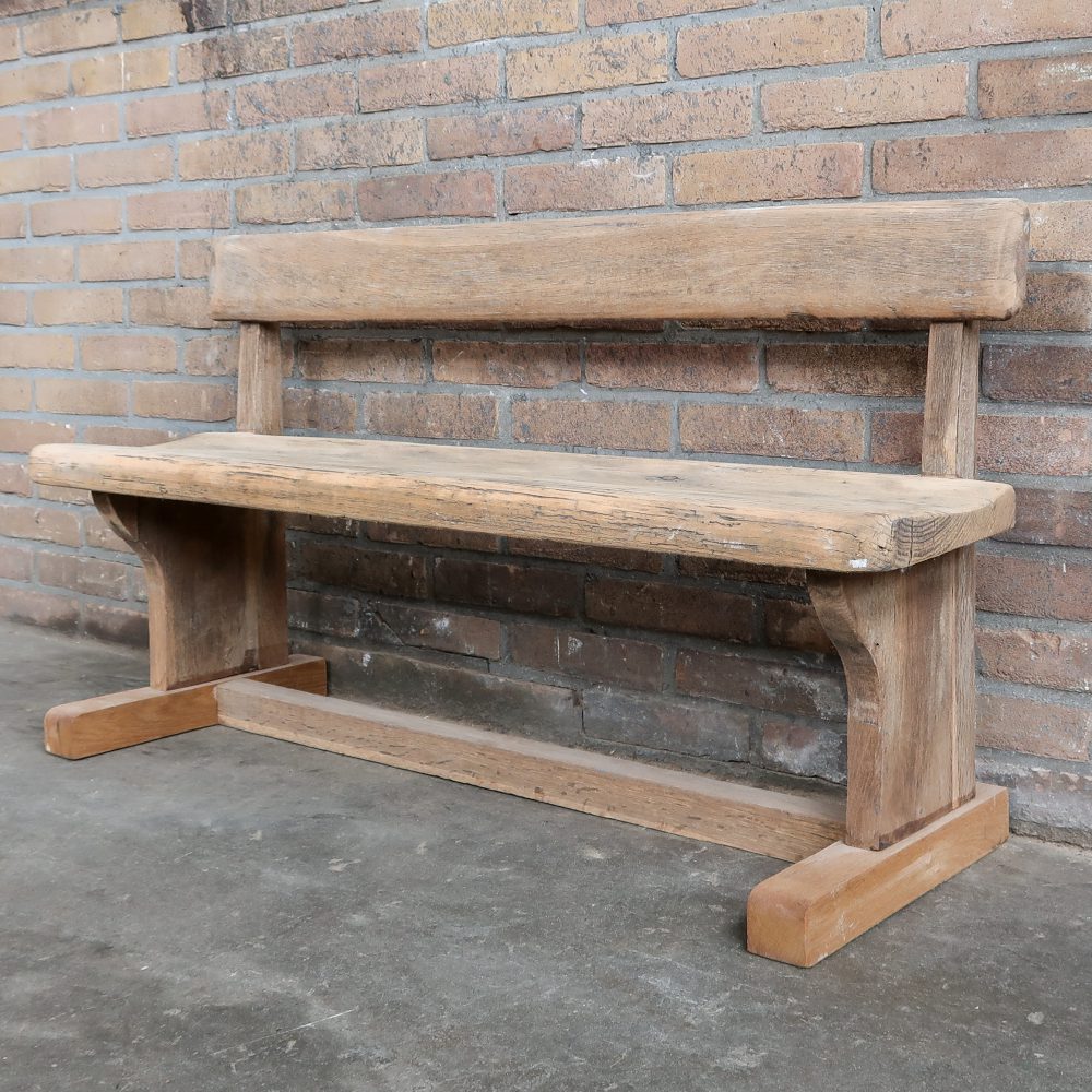 Brocante kinderbankje - Afbeelding 2