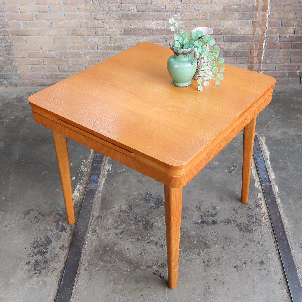 Vintage tafel - uitschuifbaar - Afbeelding 2