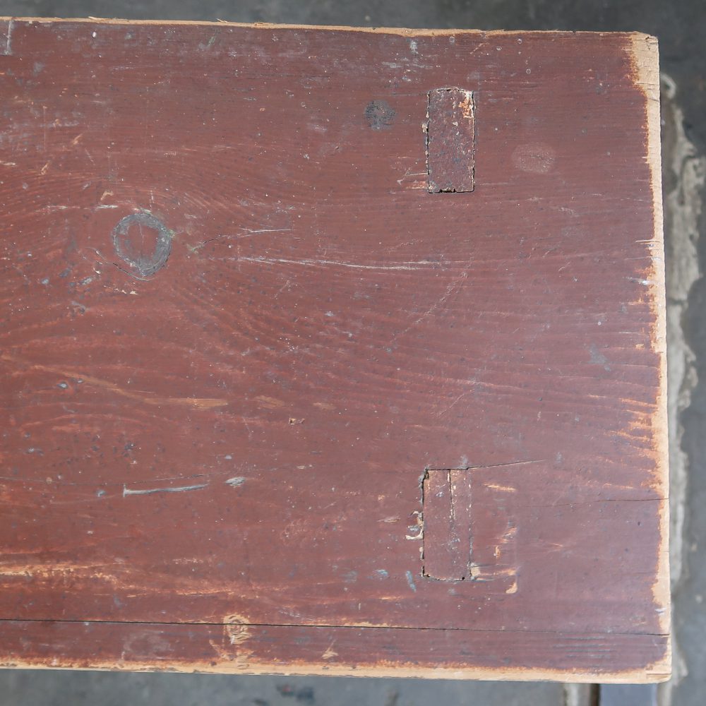Brocante houten bank - Afbeelding 6