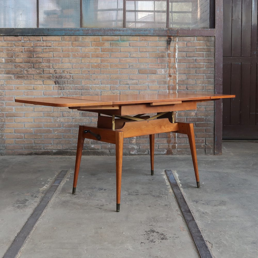 Vintage tafel - uitschuifbaar - Afbeelding 5