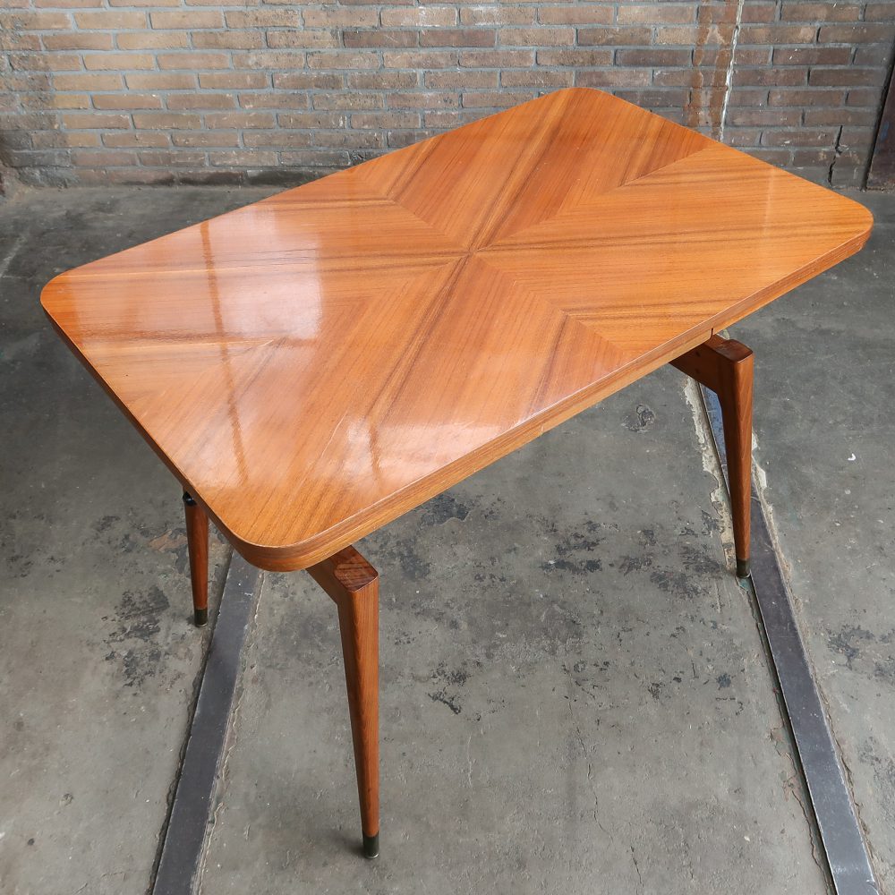 Vintage tafel - uitschuifbaar - Afbeelding 2