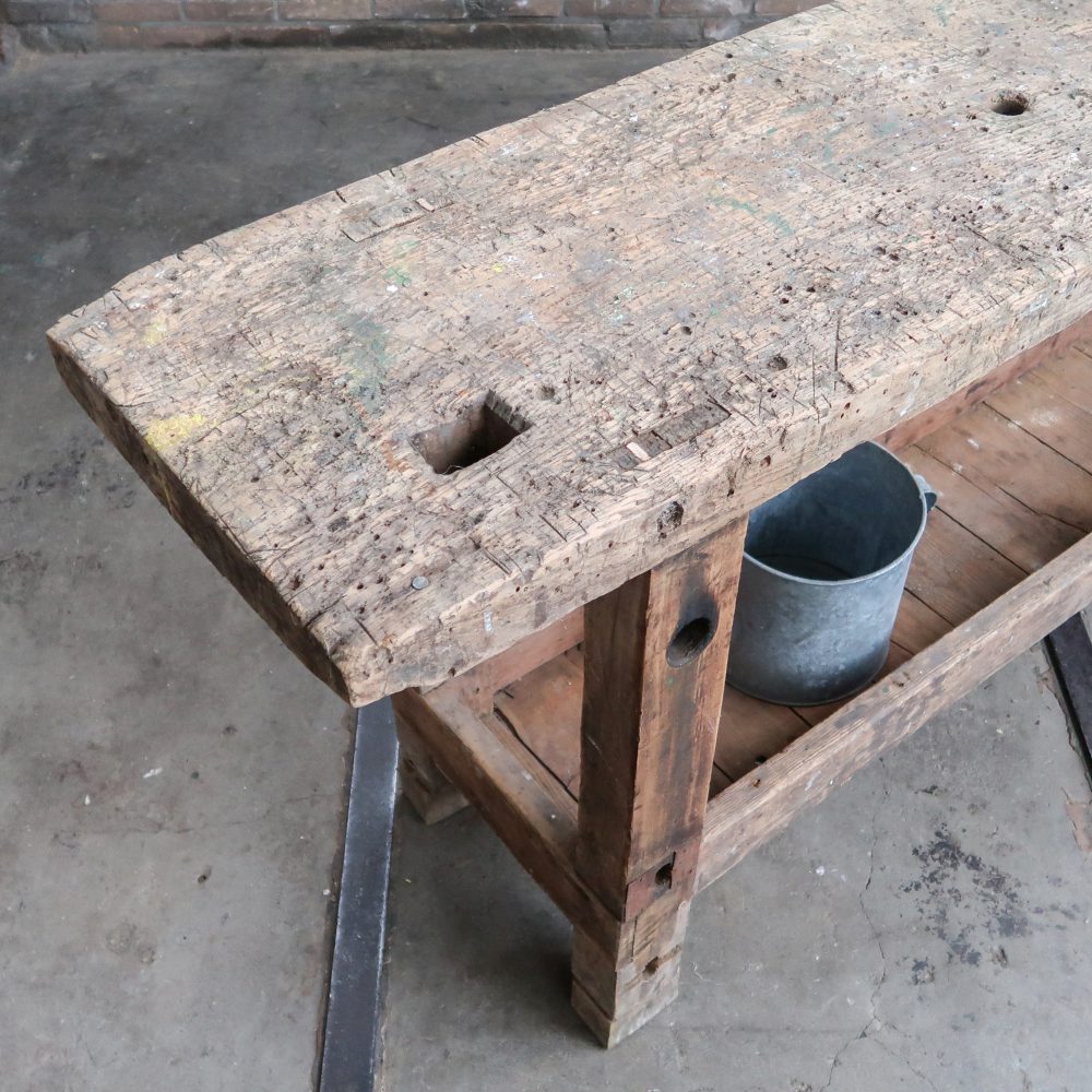 Brocante werktafel - plantentafel - Afbeelding 3