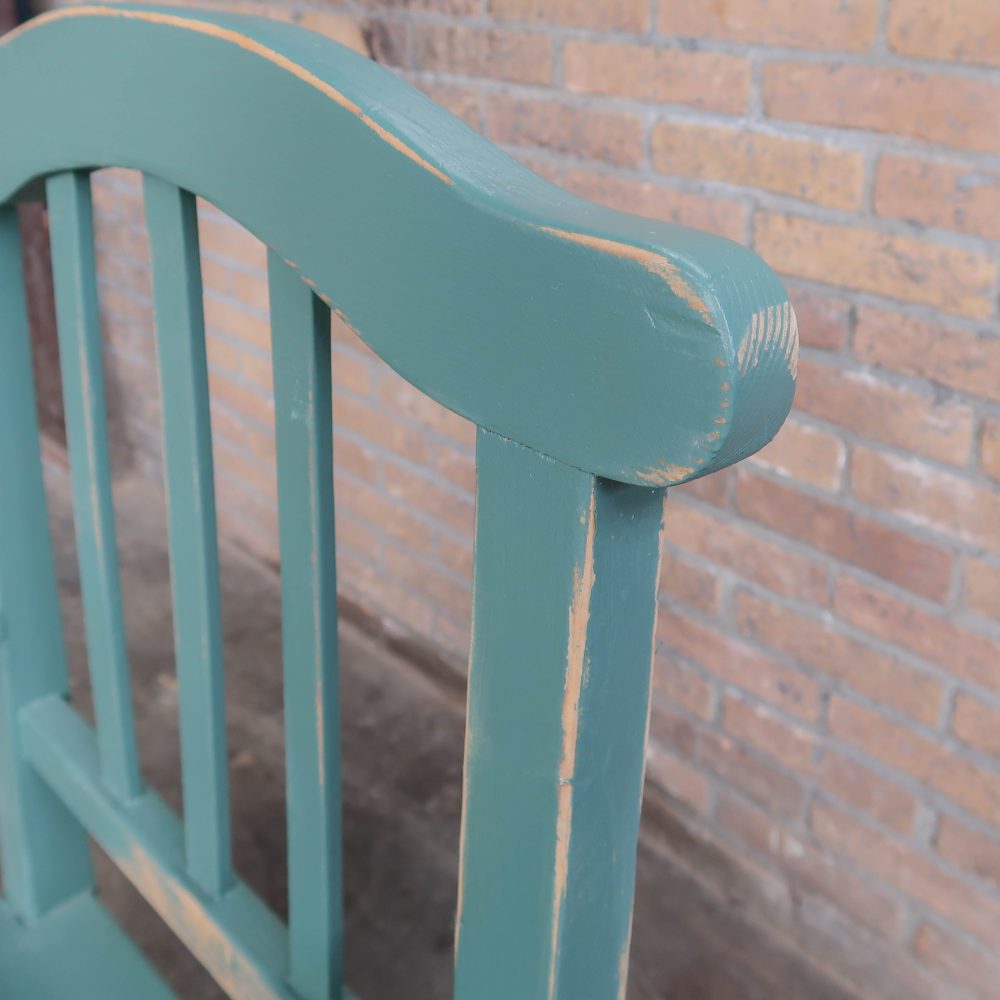 Brocante houten stoel - Afbeelding 7