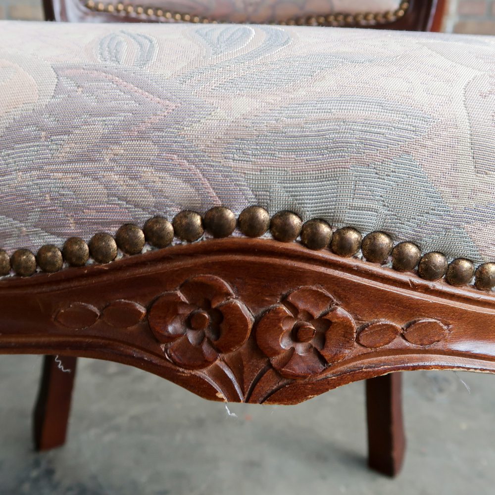 Vintage Louis XV stoel - Afbeelding 9