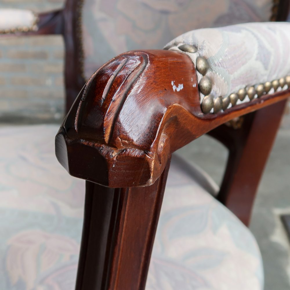 Vintage Louis XV stoel - Afbeelding 8
