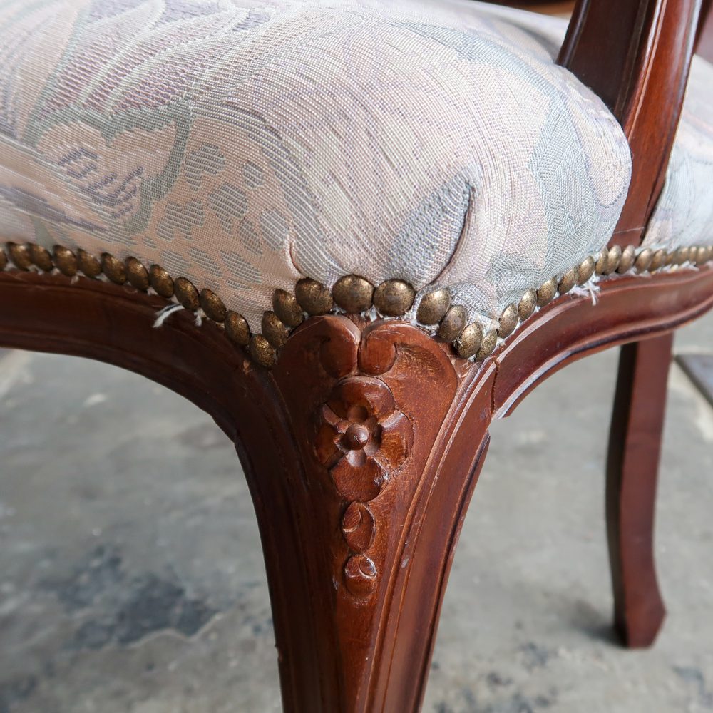 Vintage Louis XV stoel - Afbeelding 10