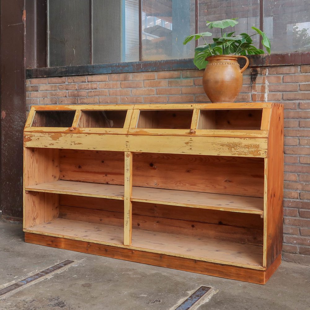 Brocante toonbank met glas – Bild 3