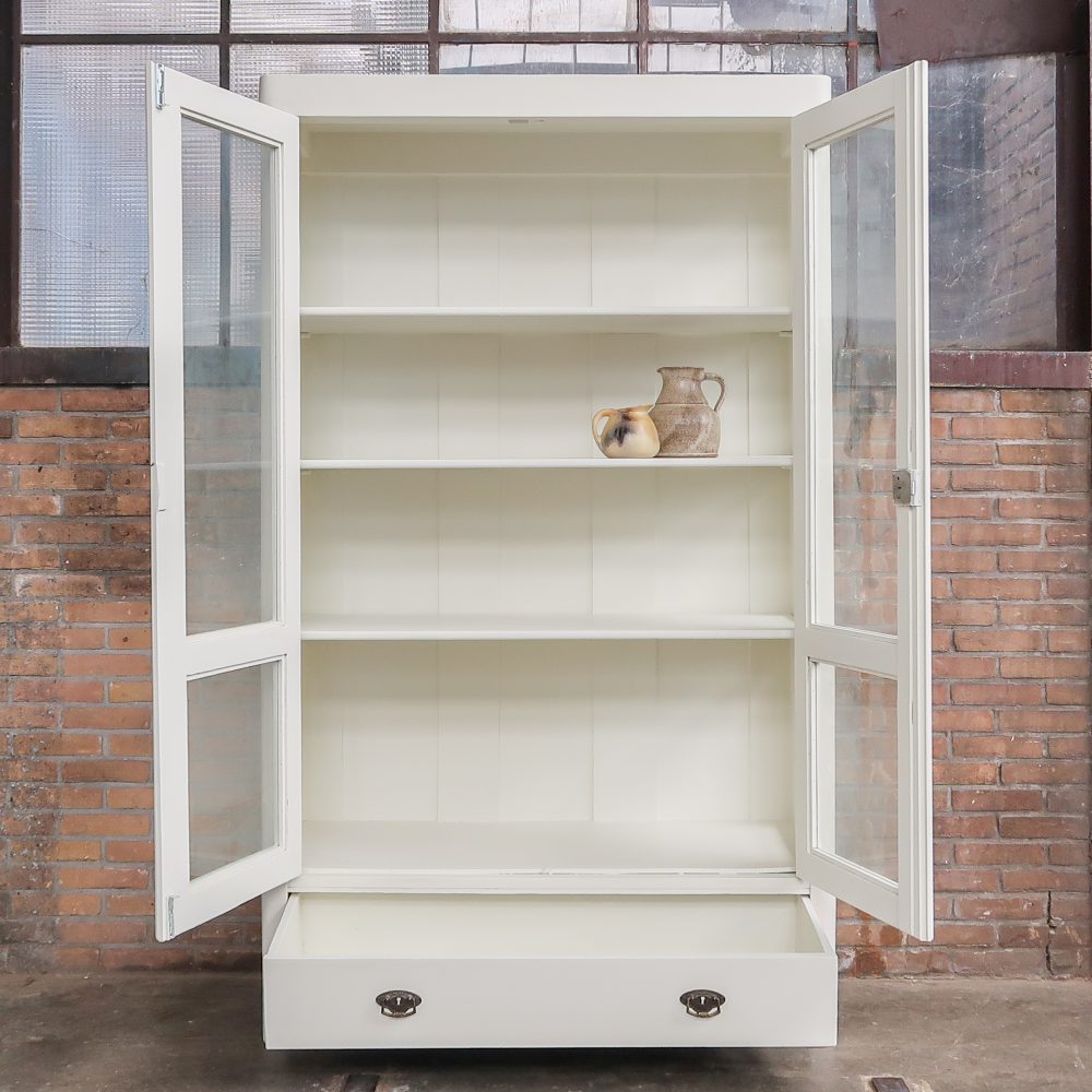 Brocante vitrinekast - Afbeelding 3