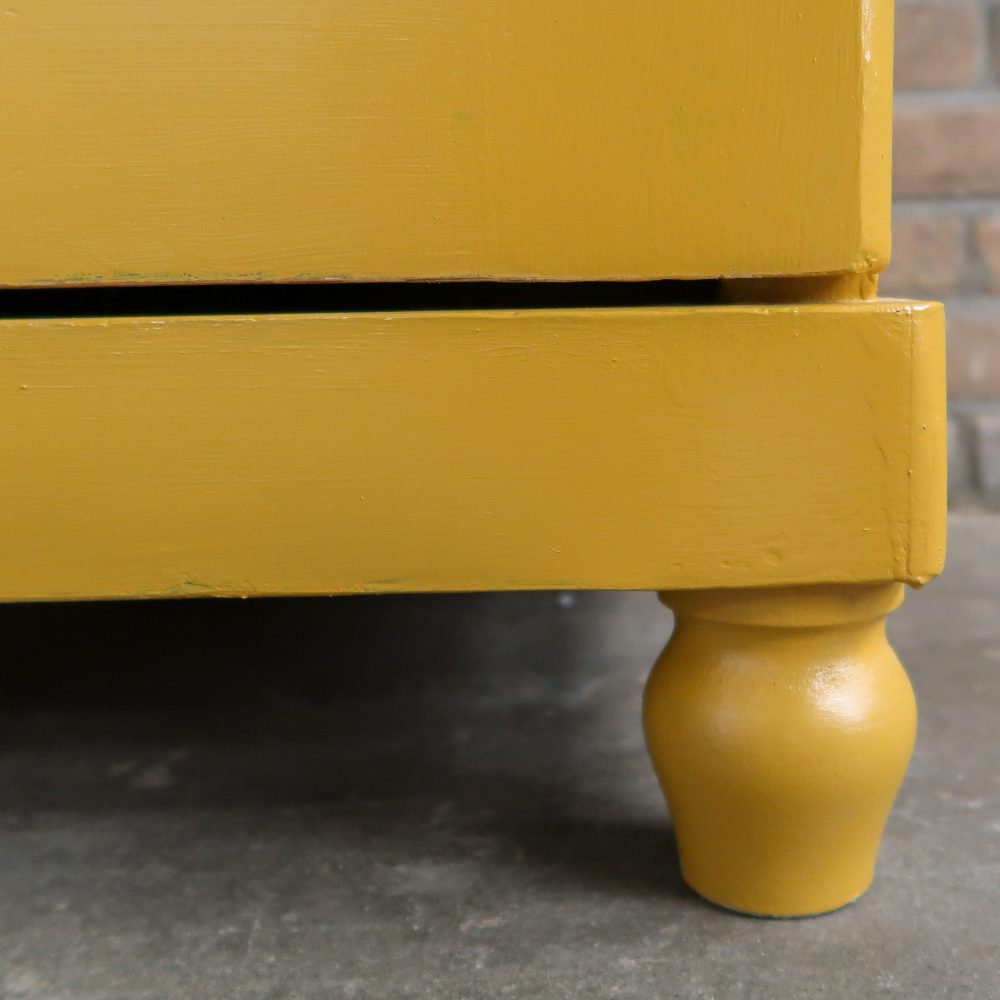 Brocante eendeurs linnenkast - Afbeelding 8
