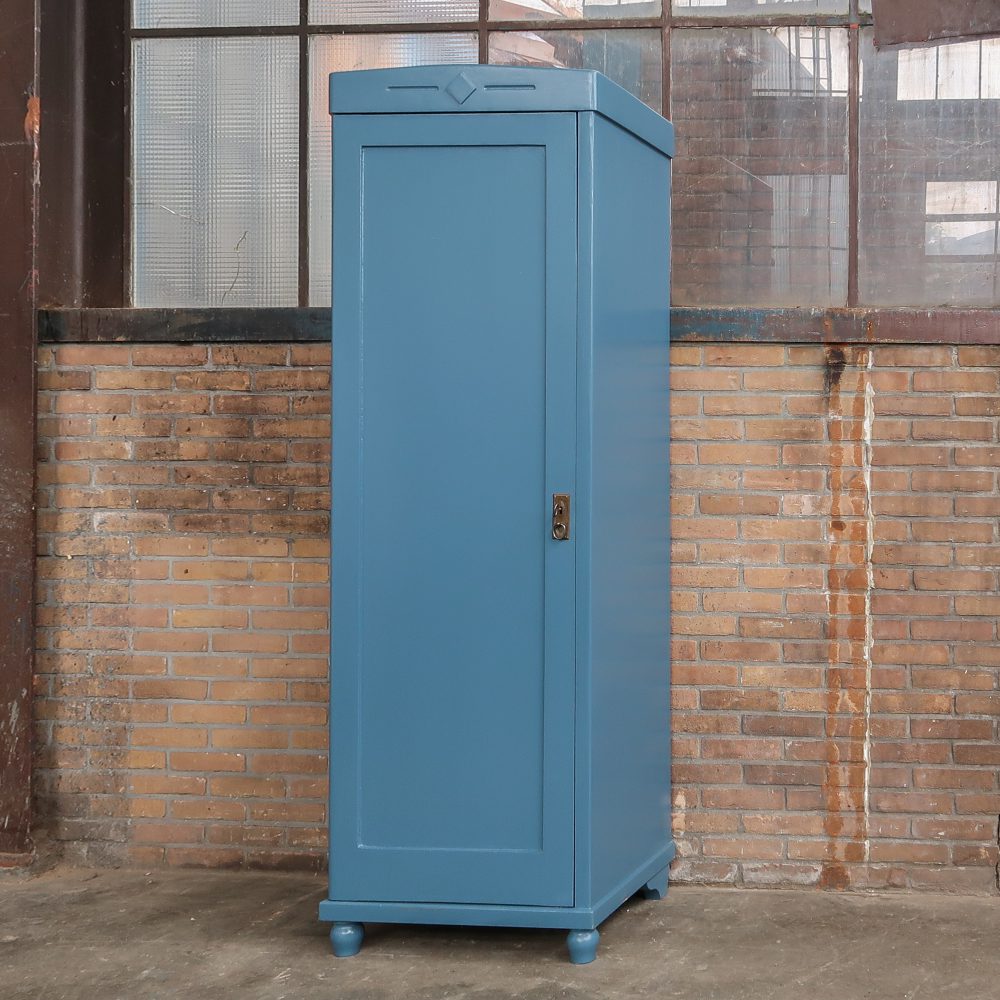 Blauwe eendeurs linnenkast - Afbeelding 2