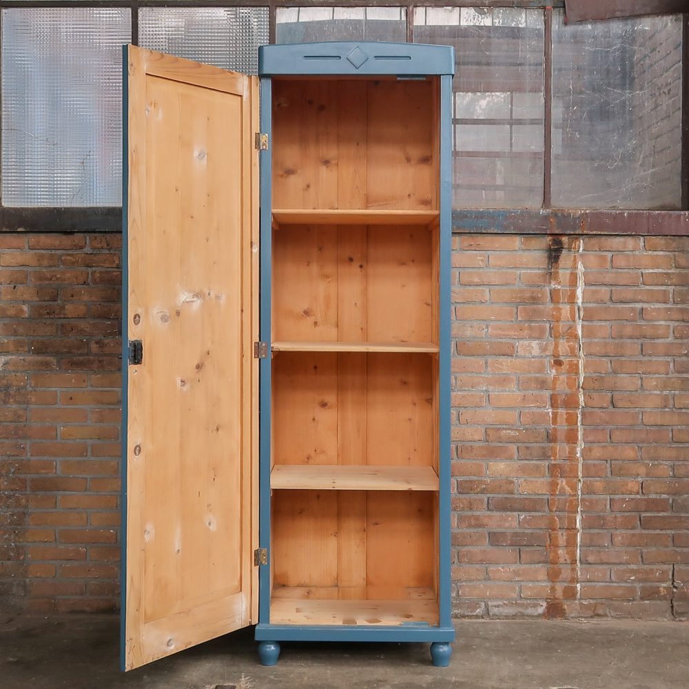 Blauwe eendeurs linnenkast - Afbeelding 3