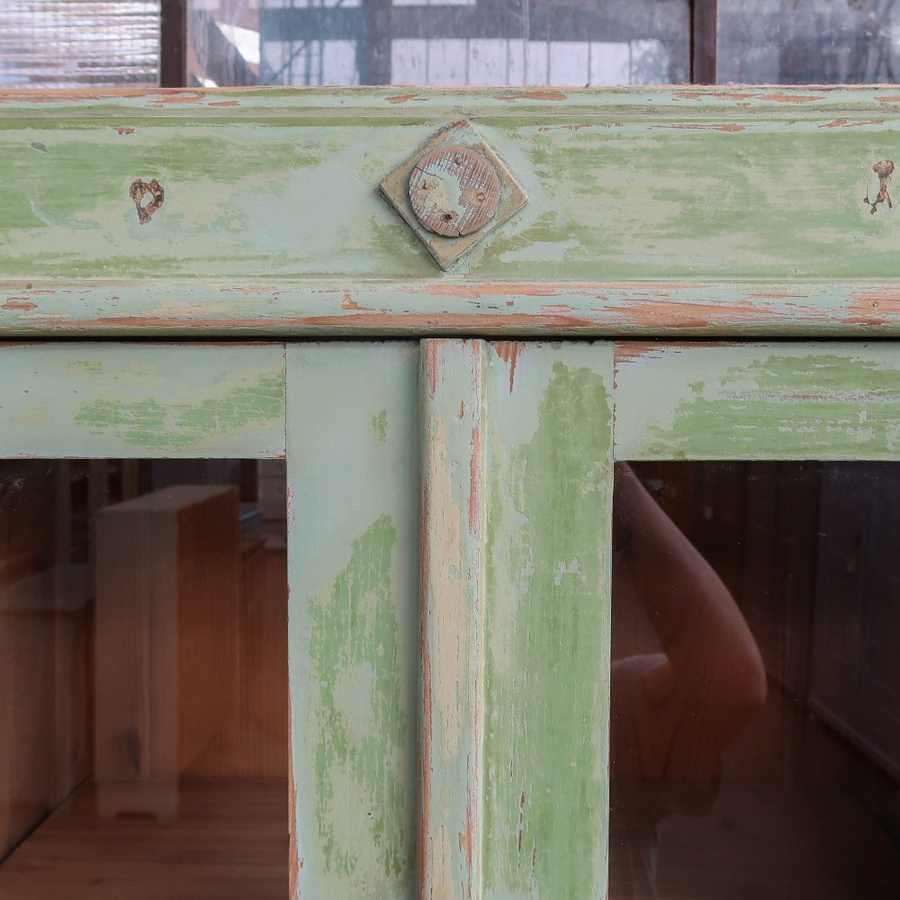 Groene brocante buffetkast - Afbeelding 5