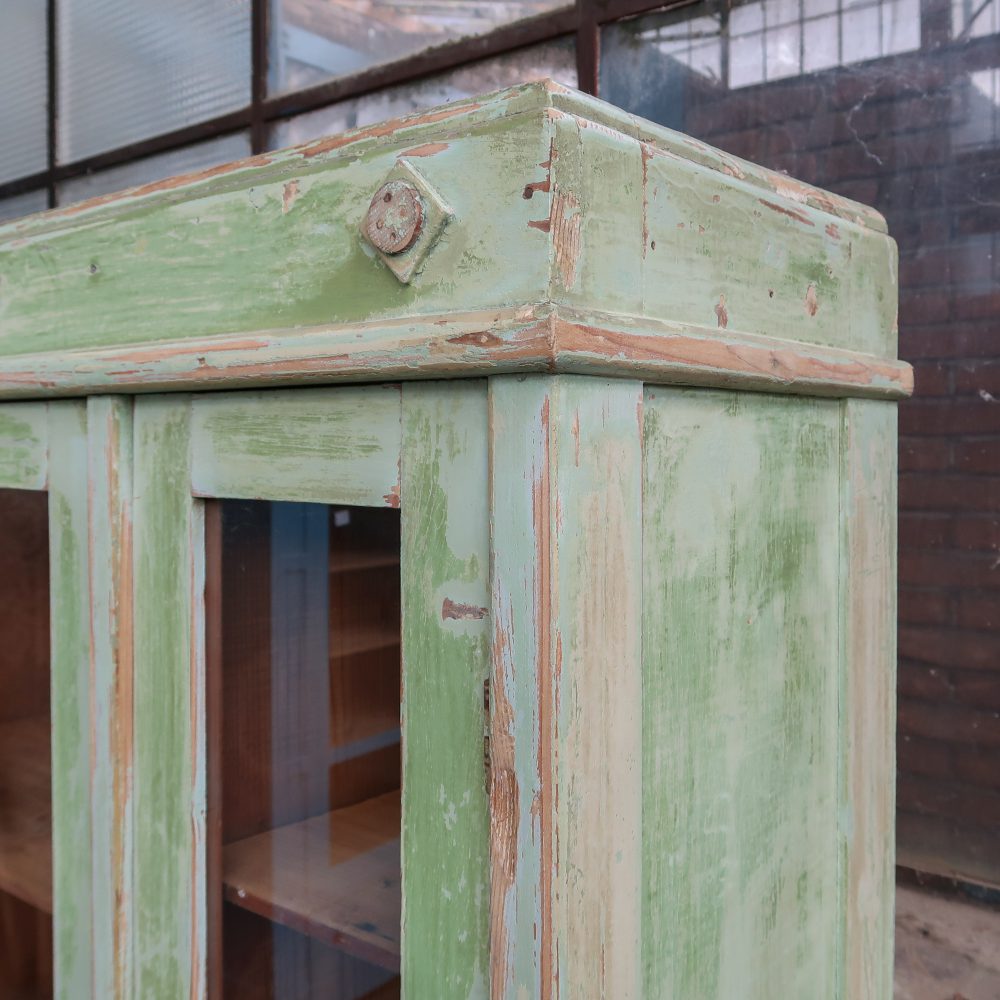 Groene brocante buffetkast - Afbeelding 7