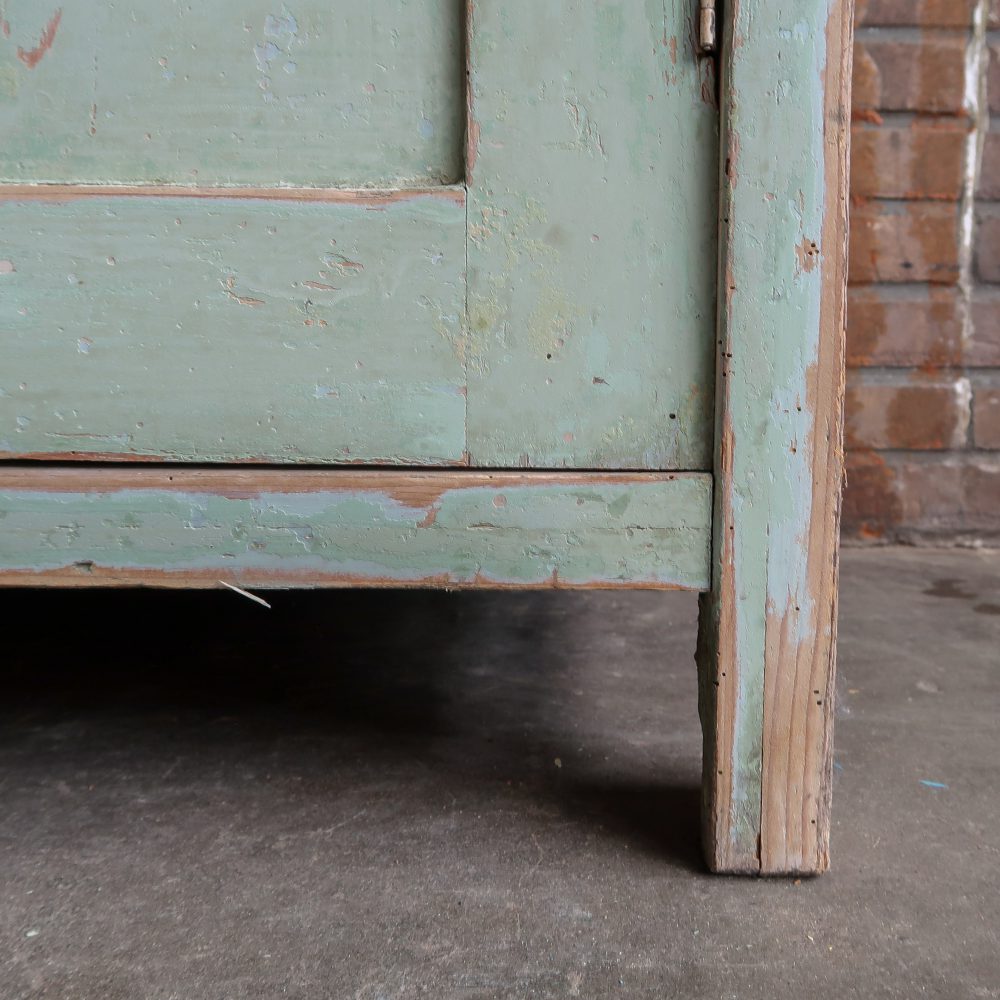 Groene brocante buffetkast - Afbeelding 13