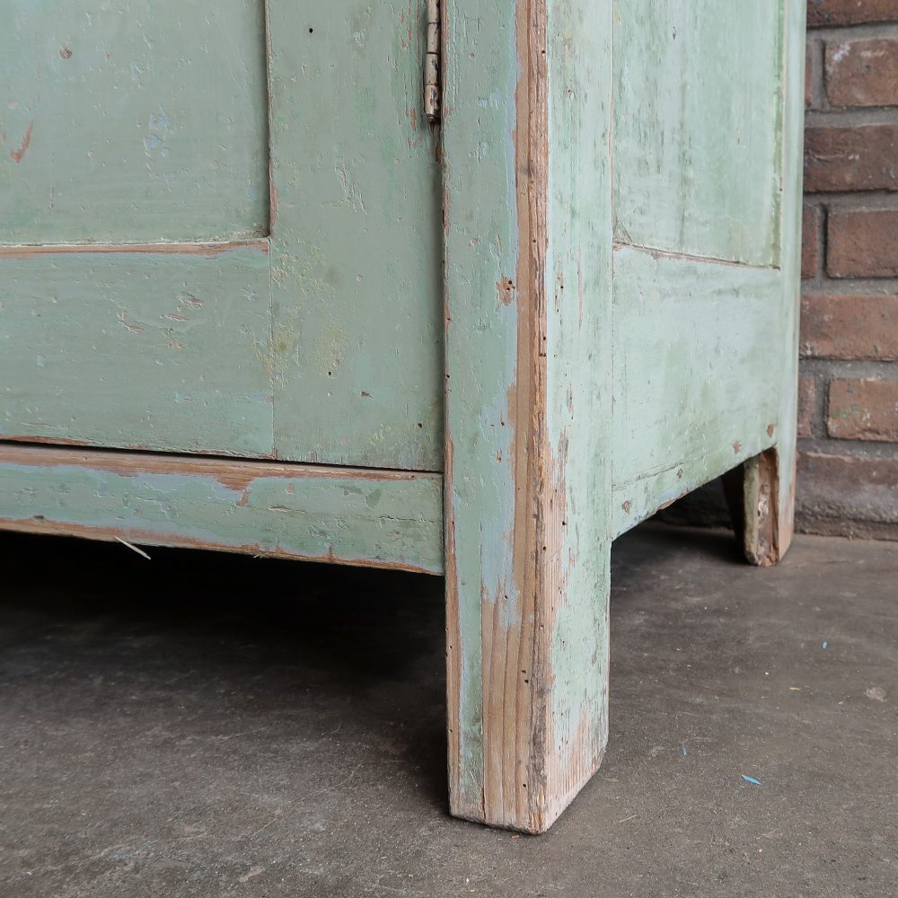 Groene brocante buffetkast - Afbeelding 14