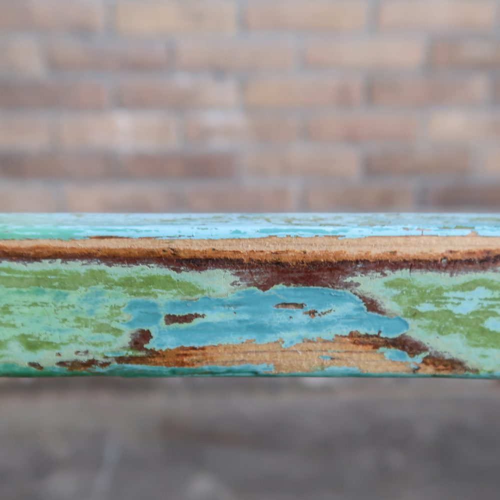 Brocante houten stoel - Afbeelding 7