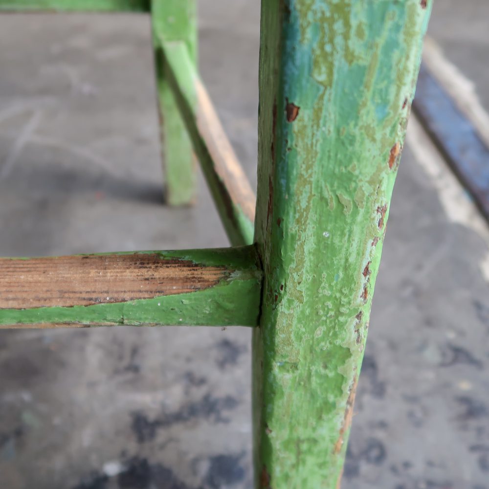 Brocante houten stoel - Afbeelding 10
