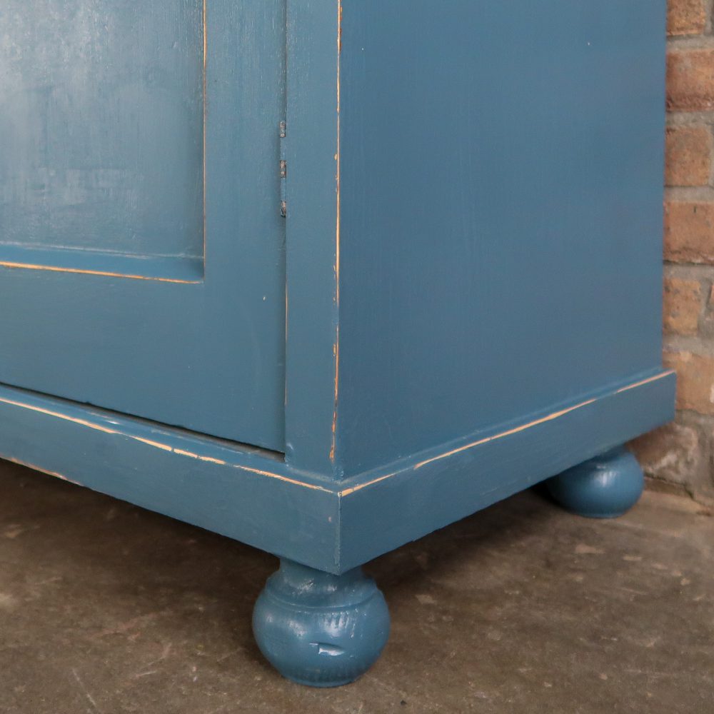 Brocante blauw dressoir - Afbeelding 6