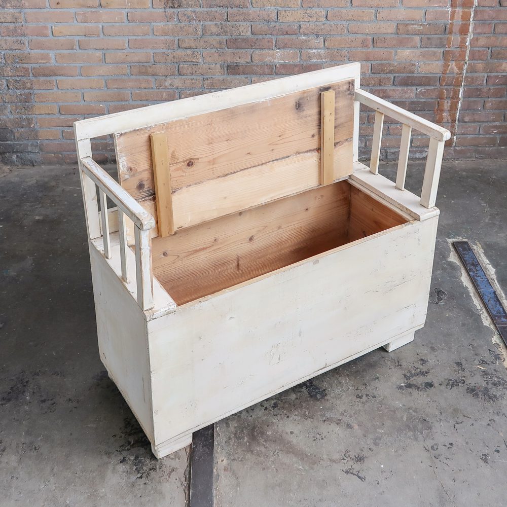 Brocante klepbankje - Afbeelding 4