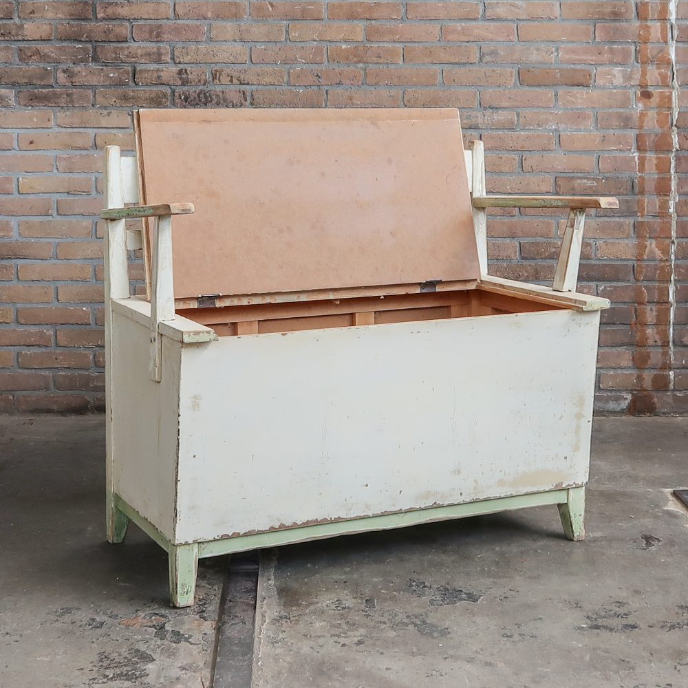 Brocante klepbankje - Afbeelding 2