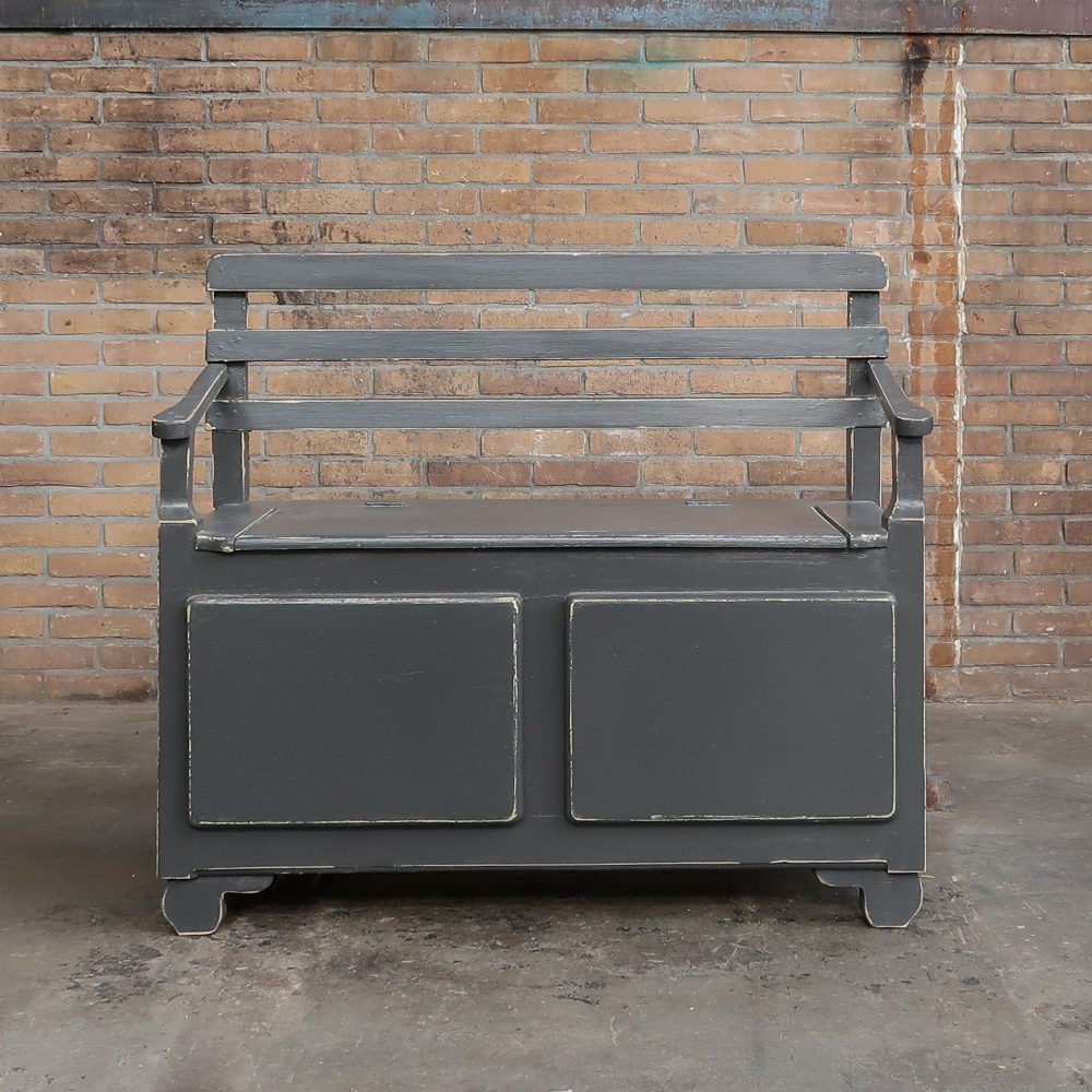 Brocante klepbankje - Afbeelding 2
