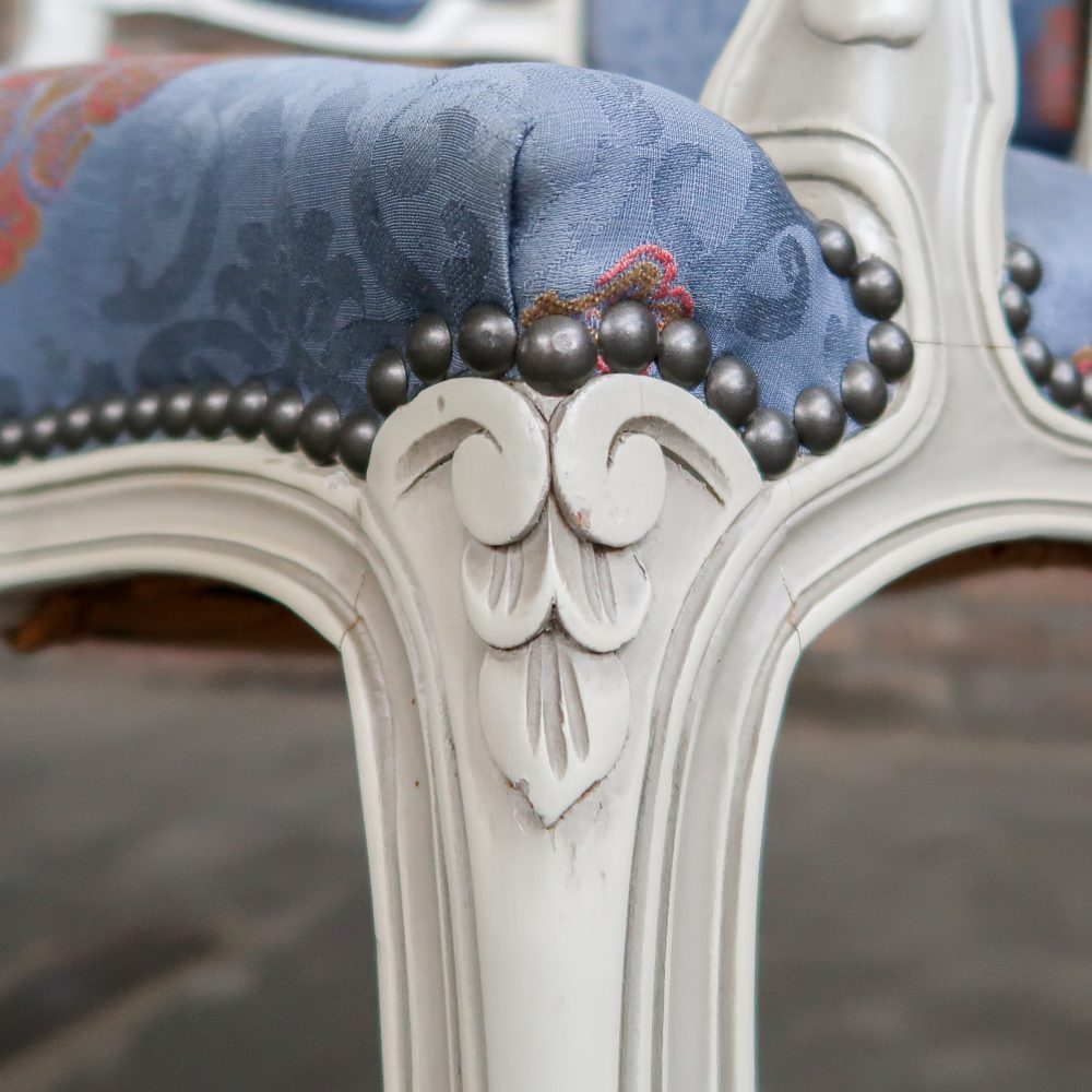 Vintage Louis XV stoel - Afbeelding 9