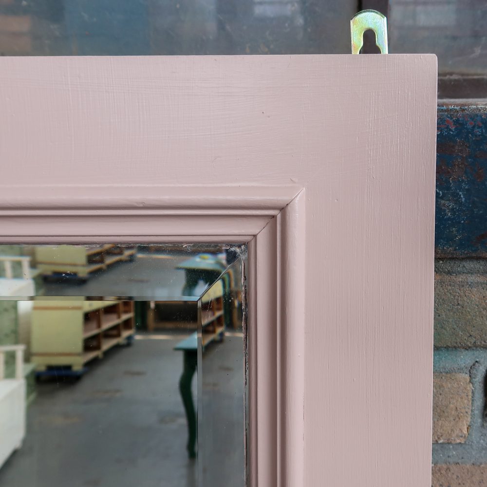 Brocante roze spiegel - Afbeelding 3