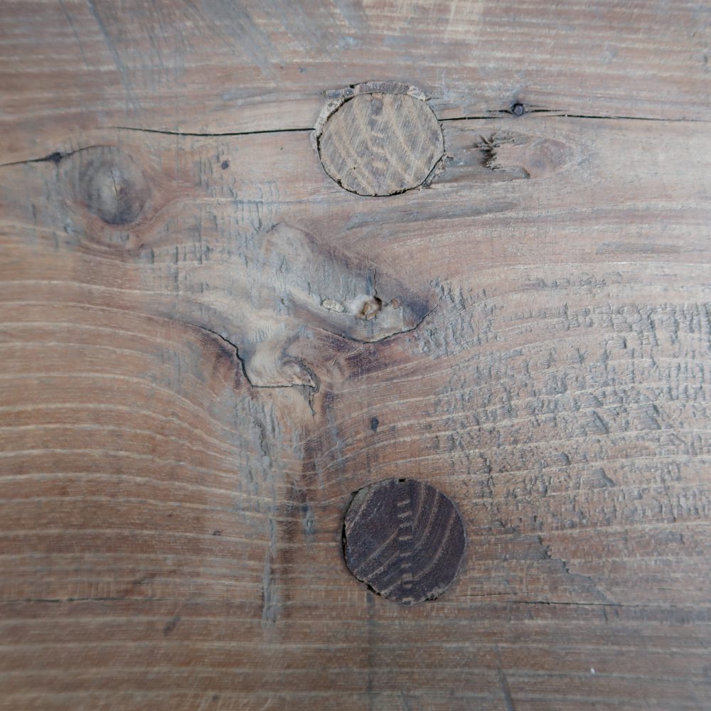 Brocante houten bankje - Afbeelding 6