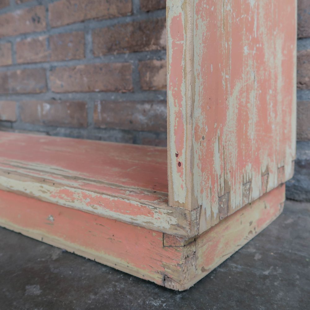 Brocante wandkastje met lades - Afbeelding 9