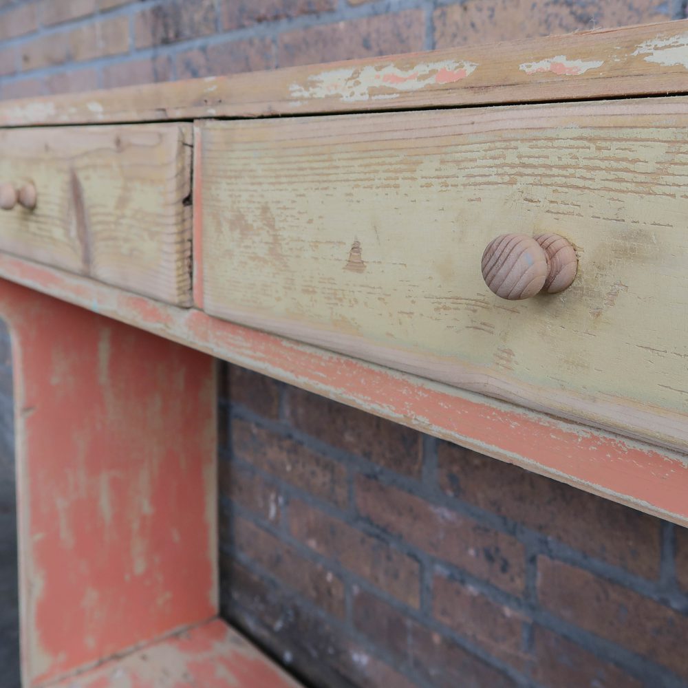 Brocante wandkastje met lades - Afbeelding 8