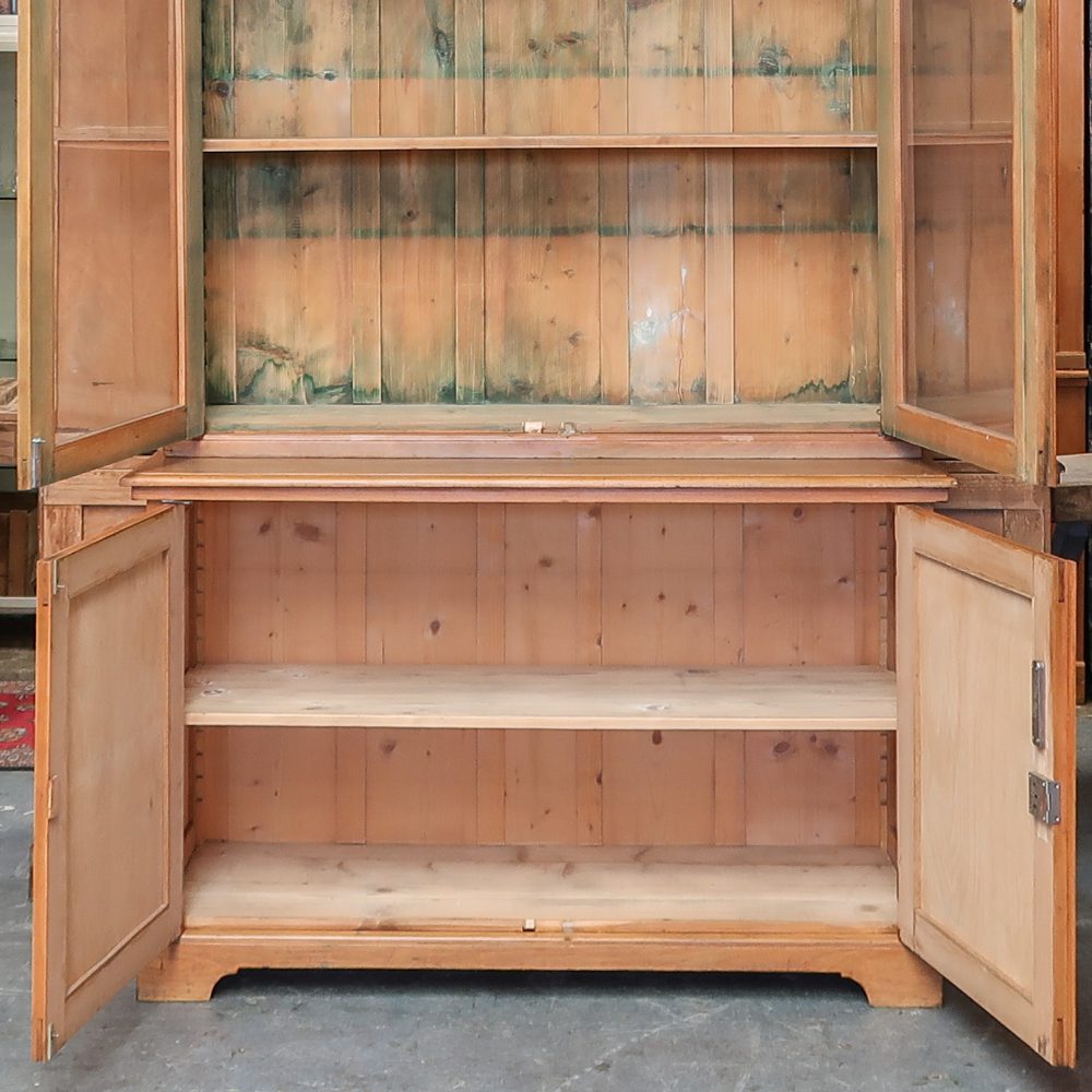 Brocante houten universiteitskast - Afbeelding 3