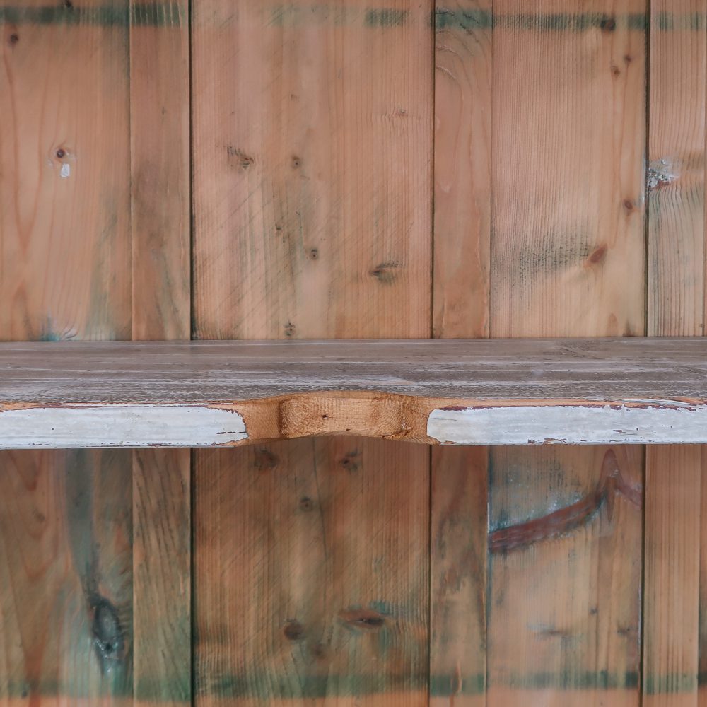 Brocante houten universiteitskast - Afbeelding 4