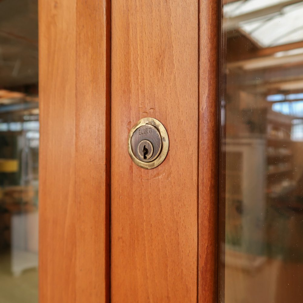 Brocante houten universiteitskast - Afbeelding 15