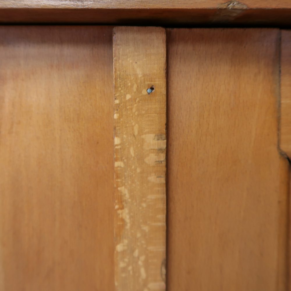 Brocante houten universiteitskast - Afbeelding 13