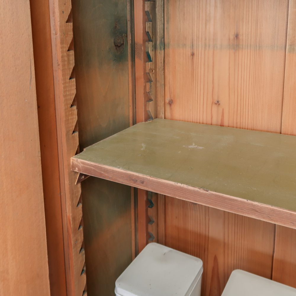 Brocante houten universiteitskast - Afbeelding 6